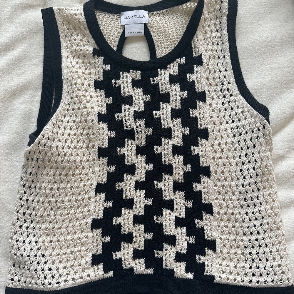 Marella crotchet shirt cropped